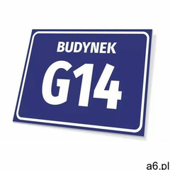 Tabliczka budynek z numerem, literą - ogłoszenia A6.pl