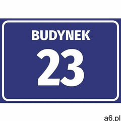 Naklejka budynek z numerem, literą - ogłoszenia A6.pl
