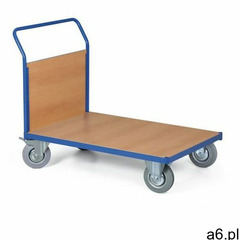 Modułowy wózek platformowy, 1000x700 mm, pełne szare koła, nośność 400 kg marki B2b partner - ogłoszenia A6.pl