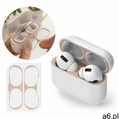 Ringke 2x folia ochronna naklejka osłony przeciw kurzowi do etui bazy słuchawek apple airpods pro ró - ogłoszenia A6.pl