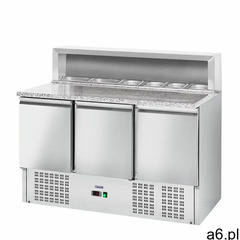 Royal Catering Stół chłodniczy - 137 x 70 cm - granitowy blat RCKT-136/70-6 - 3 LATA GWARANCJI - ogłoszenia A6.pl