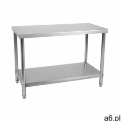 Royal Catering Stół roboczy - 120 x 60 cm - 137 kg - stal nierdzewna RCWT-120X60S - 3 LATA GWARANCJI - ogłoszenia A6.pl