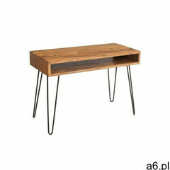 Sofa.pl Invicta biurko scorpion 110 cm shessham - drewno, metal - ogłoszenia A6.pl
