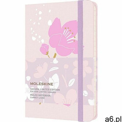 Notes moleskine sakura kieszonkowy pudrowy róż w linie limitowana edycja (8056420857443) - ogłoszenia A6.pl