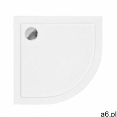 Besco Brodzik prysznicowy półokrągły niski 80x80 aron (5908239683214) - ogłoszenia A6.pl