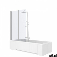 Rea agat-2 parawan nawannowy 80x140 cm 2-częściowy profile chrom rea-w0700 - ogłoszenia A6.pl