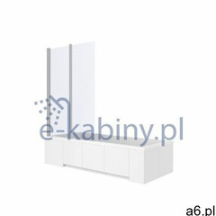 Rea Agat-2 parawan nawannowy 100x140 cm 2-częściowy profile chrom REA-W0300 - ogłoszenia A6.pl