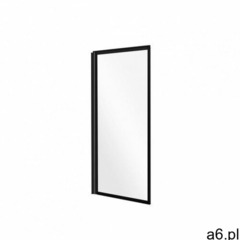 Besco Enzo parawan nawannowy 70x140 cm czarny mat/szkło przezroczyste PEB-1S (5907483471127) - ogłoszenia A6.pl