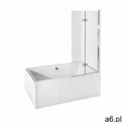 Besco Prestigio parawan nawannowy 80x150 cm dwuskrzydłowy szkło przezroczyste PP-2S (5908239685539) - ogłoszenia A6.pl
