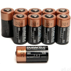 Duracell 10 x bateria cr123 cr123a dl123a el123 3v - ogłoszenia A6.pl