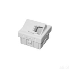 Adapter podwójny 45x45 kątowy z klapkami przeciwkurzowymi na 2 moduły keystone - OS016-tego samego d - ogłoszenia A6.pl
