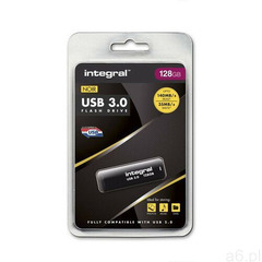 Integral Black USB 3.0 Flash Drive - Pendrive USB 3.0 128 GB, INFD128GBBLK3.0 - ogłoszenia A6.pl