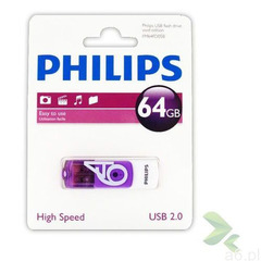 Philips pendrive usb 2.0 64gb - vivid edition (fioletowy) - ogłoszenia A6.pl