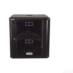Szafa wisząca rack 19" 15Ux600x400 IP30 Ściany boczne otwierane Drzwi z szybą RAL 9005 czarny SI - ogłoszenia A6.pl