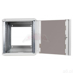Szafa wisząca rack 19" dwuczęściowa 15Ux600x600 IP30 Ściany boczne otwierane Drzwi pełne RAL 703 - ogłoszenia A6.pl