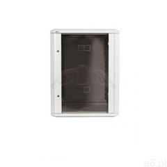 Szafa wisząca rack 19" dwuczęściowa 15Ux600x400 IP30 Ściany boczne otwierane Drzwi z szybą RAL 7 - ogłoszenia A6.pl
