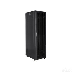 Lanberg Szafa instalacyjna rack stojąca 19" 47u 800x1000 czarna (flat pack) - ogłoszenia A6.pl