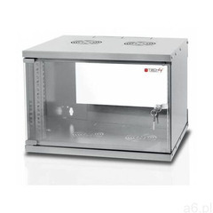 Techly szafa wisząca eco 19cali 6u/450mm zmontowana, szara - ogłoszenia A6.pl