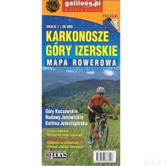 Mapa rowerowa - karkonosze i góry izerskie 1:50000 - praca zbiorowa, Plan - ogłoszenia A6.pl
