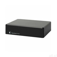 Pro-ject Przedwzmacniacz gramofonowy optical box e phono czarny - ogłoszenia A6.pl
