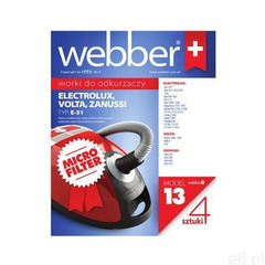 Worek do odkurzacza WEBBER 75 (5 sztuk) (5907265009296) - ogłoszenia A6.pl