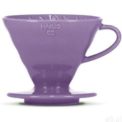 Hario - ceramiczny dripper v60-02 - fiolet + 40 szt. filtrów - ogłoszenia A6.pl