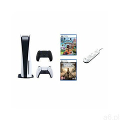 PlayStation 5 B Chassis + Dodatkowy kontroler DualSense Czarny + Stacja ładująca TRUST GXT 2 - ogłoszenia A6.pl