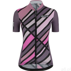 plus sleek raggio shortsleeve jersey women, czerwony m 2021 koszulki kolarskie marki Santini - ogłoszenia A6.pl