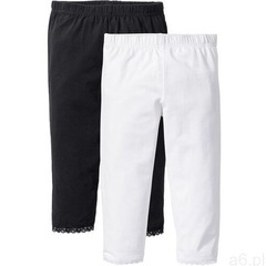 Legginsy dziewczęce rybaczki z koronkowym dołem nogawek (2 pary) (8907890144093) - ogłoszenia A6.pl
