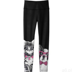 Legginsy dziewczęce z fotodrukiem, 95374495 - ogłoszenia A6.pl