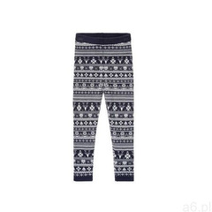 legginsy świateczne z dzianiny dziewczęce, 1 para (86/92, granatowy) marki Lupilu® - ogłoszenia A6.pl