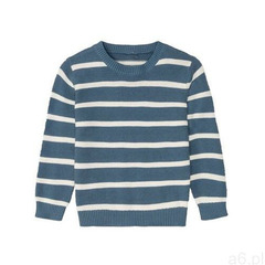 LUPILU® Sweter chłopięcy z bawełny, 1 sztuka (98/104, W paski jasnoniebieski) (4055334104289) - ogłoszenia A6.pl