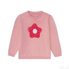 LUPILU® Sweter dziewczęcy z bawełny, 1 sztuka (98/104, Różowy) (4055334104197) - ogłoszenia A6.pl