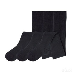 rajstopy dziewczęce, 3 sztuki (134/140, czarny) marki Pepperts® - ogłoszenia A6.pl