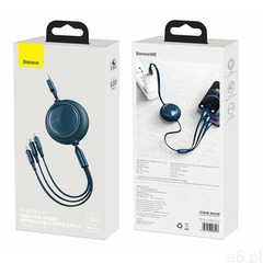 Baseus Kabel usb - micro usb/usb typ c/lightning bright mirror 1.2 m (6953156208513) - ogłoszenia A6.pl