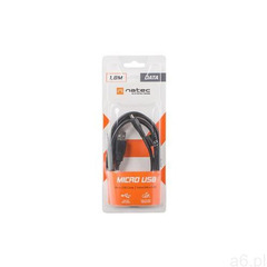 Kabel usb micro 2.0 am-mbm5p 1.8m black extreme media (blister). marki Natec - ogłoszenia A6.pl