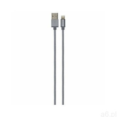 Kabel USB - Lightning GRIXX Optimum 1 m Szary - ogłoszenia A6.pl