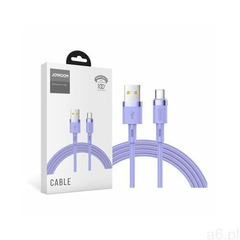 Joyroom Kabel usb - usb typ-c s-1224n2 1.2m fioletowy - ogłoszenia A6.pl