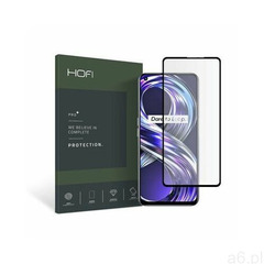 Szkło hartowane glass pro+ do realme 8i czarny marki Hofi - ogłoszenia A6.pl
