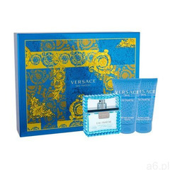Versace man eau fraiche zestaw edt 50ml + 50ml żel pod prysznic + 50ml balsam po goleniu dla - ogłoszenia A6.pl