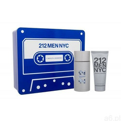 Carolina herrera 212 nyc men zestaw edt 100 ml + żel pod prysznic 100 ml dla mężczyzn - ogłoszenia A6.pl