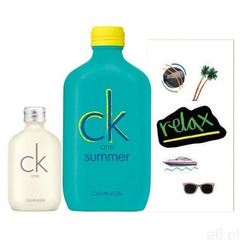 ck one summer 2020 zestaw edt 100 ml + edt ck one 15 ml + naklejki unisex marki Calvin klein - ogłoszenia A6.pl