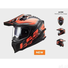 KASK MOTOCYKLOWY ENDURO OFF ROAD KASK MX701 ALTER MATT BLACK ORANGE nowość 2021 roku (1), AK40701215 - ogłoszenia A6.pl