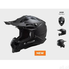 Ls2 Kask motocyklowy enduro off road mx700 subverter evo noir matt black nowość roku - ogłoszenia A6.pl