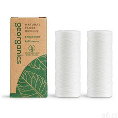 Georganics, Naturalna Nić Dentystyczna z Kardamonem, 2x30m uzupełnienie, GEO00746 - ogłoszenia A6.pl