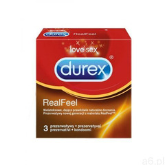 Prezerwatywy Durex Real Feel A3 nielateksowe, 5038483866535 - ogłoszenia A6.pl