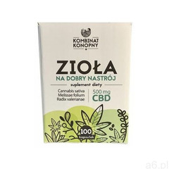 ZIOŁA NA DOBRY NASTRÓJ 100 kapsułek (500mg CBD) - ogłoszenia A6.pl