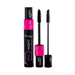 Rimmel London Day 2 Night Odcień 001 Black, Tusz do rzęs, 9,5 ml 9,5 - ogłoszenia A6.pl