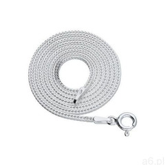 Delikatny srebrny łańcuszek lisi ogon kwadrat 45 cm srebro 925 knd-4-090 marki Valerio.pl - ogłoszenia A6.pl