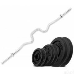 Zestaw 22kg / gryf + obciążenia żeliwne pełne marki Tytan sport - ogłoszenia A6.pl